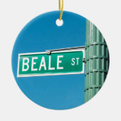 Beale Street-teken Keramisch Ornament (Voorkant)