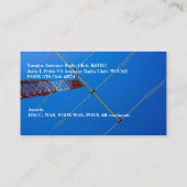 Beam Antenna op de Rode en Witte Tower Visitekaartje (Achterkant)