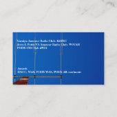 Beam Antenne en Tower Amateur Radio Call Sign Visitekaartje (Achterkant)