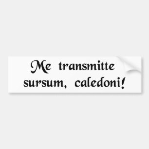 Beam me omhoog, Scotty. Bumpersticker