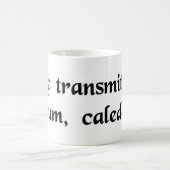 Beam me omhoog, Scotty. Koffiemok (Center)