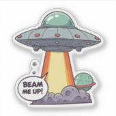 Beam me omhoog! sticker (Voorkant)