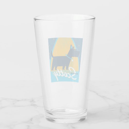 Beam me op Scotty Glas (Achterkant)