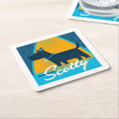 Beam me op Scotty Kartonnen Onderzetters (Schuin)