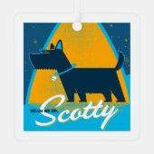 Beam me op Scotty Metalen Ornament (Achterkant)