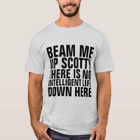 BEAM ME OP SCOTTY T-SHIRS T-SHIRT (Voorkant)