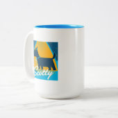 Beam me op Scotty Tweekleurige Koffiemok (Voorkant links)