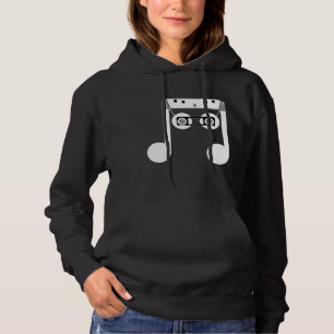 Beam Notes Achtste klassieke muziek cassette ontwe Hoodie
