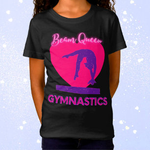 Beam Queen Gymnastics Pink & Paars T-shirt