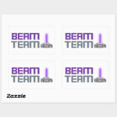 Beam Team - Sacramento Basketball Rechthoekige Sticker (Vel)