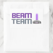 Beam Team - Sacramento Basketball Rechthoekige Sticker (Tas)