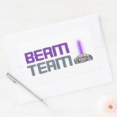 Beam Team - Sacramento Basketball Rechthoekige Sticker (Envelop)