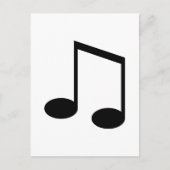 Beamed 8th Note Briefkaart (Voorkant)