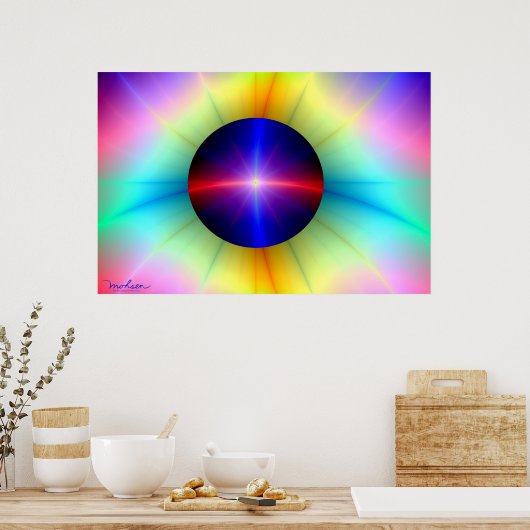 Beaming Crystal Poster (Keuken)
