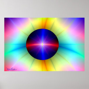 Beaming Crystal Poster