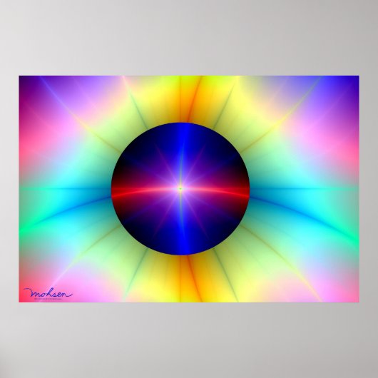 Beaming Crystal Poster (Voorkant)