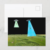 Beaming Up the Beef Postcard Briefkaart (Voorkant / Achterkant)