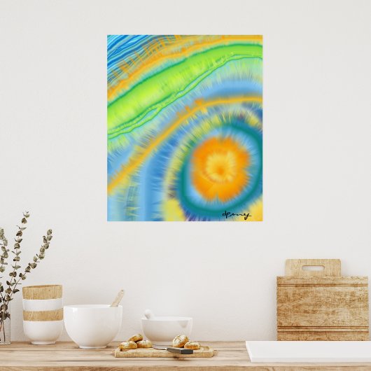 "BEAMS" POSTER (Keuken)