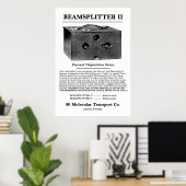 Beamsplitter II. Poster (Thuiskantoor)