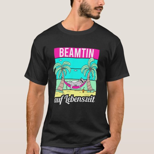 Beamtin Auf Lebenszeit Cat Hammock Beamtin 4 Life T-shirt (Voorkant)