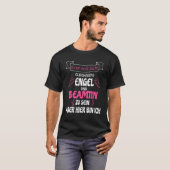 Beamtin & Profession as Angel Verbeamtet T-shirt (Voorkant volledig)