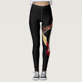 Bean2002 Logo Zwart Leggings (Voorkant)