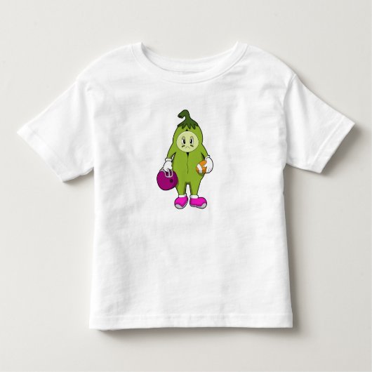 Bean at Football Sports Kinder Shirts (Voorkant)