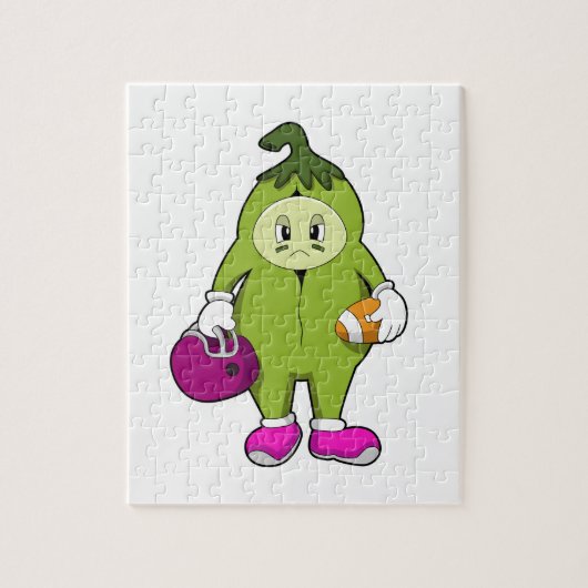 Bean at Football Sports Legpuzzel (Verticaal)