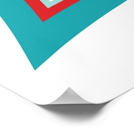 Bean Bag Toss Booth Sign Carnival Circus Birthday Poster (Hoek)