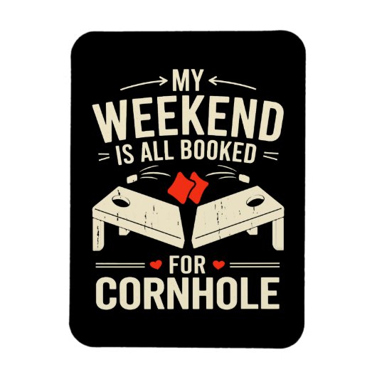 Bean Bag Toss Game Player met lange mouwen Magneet (Verticaal)