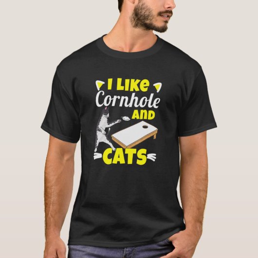 Bean Bags Cornhole Cat Women T-shirt (Voorkant)