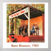 Bean Blossom 1985 Bill Monroe Dancing Poster (Voorkant)