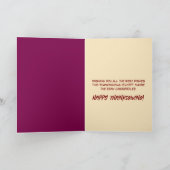 Bean Casserole Surprise Hilarische Thanksgiving Feestdagen Kaart (Binnen)