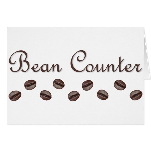 Bean Counter (Voorkant Horizontaal)