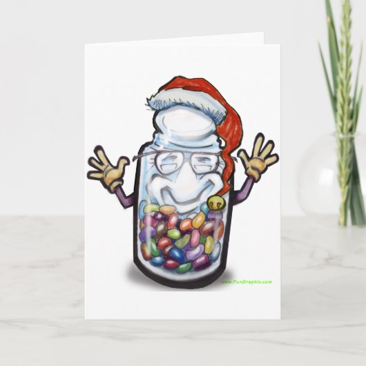 Bean Counters kerst Feestdagen Kaart (Voorkant)