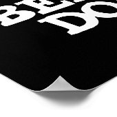 Bean daar deed dat grappige Bean Pun Dark BG Poster (Hoek)