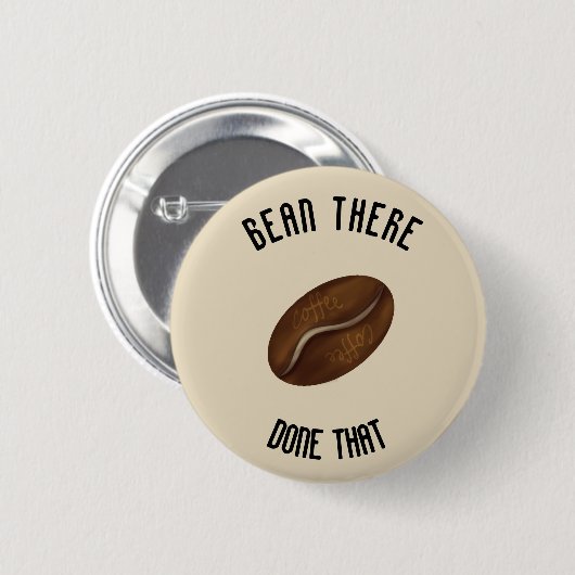 Bean Daar, deed dat. Ronde Button 5,7 Cm (Voorkant /achterkant)