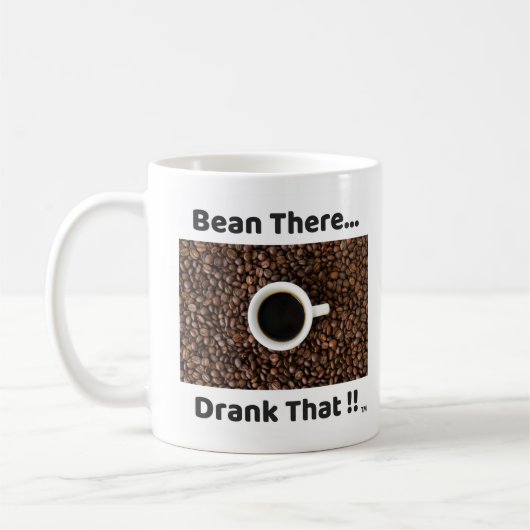 Bean daar - Drink dat - bedrijf Mok-A-Tude Koffiemok (Links)