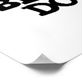 Bean daar heeft dat grappige bean Pun gedaan Poster (Hoek)