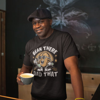 Bean daar pap die grappige koffieboon Vaderdag T-shirt