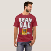 Bean Dad Beans and Can OpenBked Beans Fun T-shirt (Voorkant volledig)