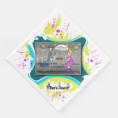 Bean Dip | Birthday Dinner Napkin Servet (Hoek)