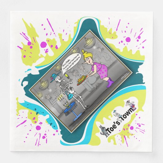 Bean Dip | Birthday Dinner Napkin Servet (Voorkant)