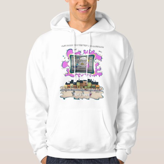 Bean Dip | Verjaardag Witte Hoodie (Voorkant)