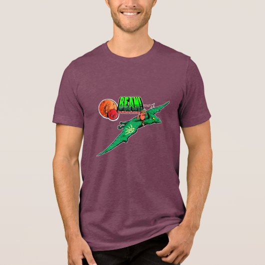 BEAN! Flier Dames  Tri-Blend Shirt (Voorkant)