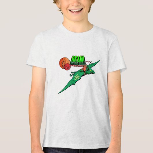 BEAN Flier Jongen  Tri-Blend Shirt (Voorkant)