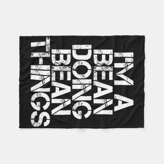 Bean Grappige achternaam Family Tree Verjaardag Re Fleece Deken (Voorkant (Horizontaal))