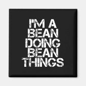 Bean Grappige achternaam Family Tree Verjaardag Re Magneet (Voorkant)