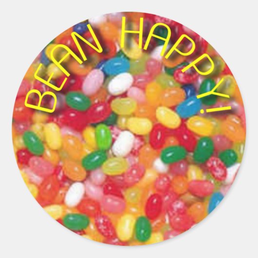 BEAN HAPPY! Stickers (Voorkant)