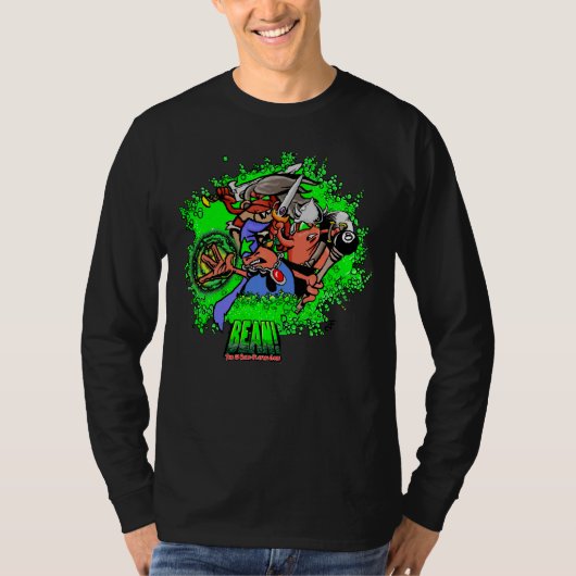 BEAN! Helden Mannen T-shirt (Voorkant)